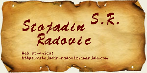 Stojadin Radović vizit kartica